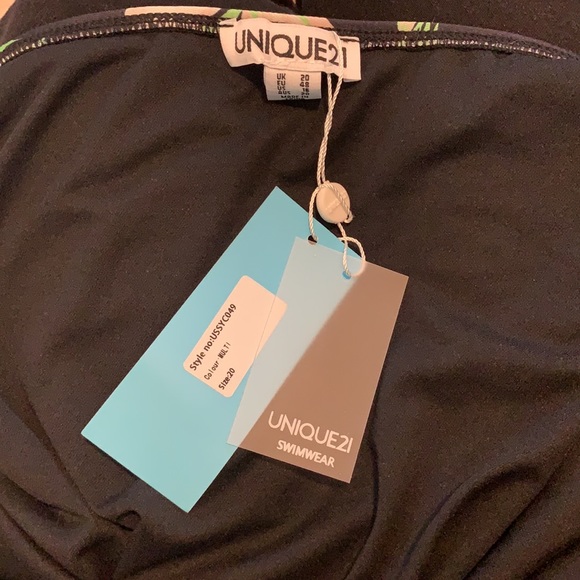 Tropical One Piece ASOS Swimsuit - Picture 3 of 4